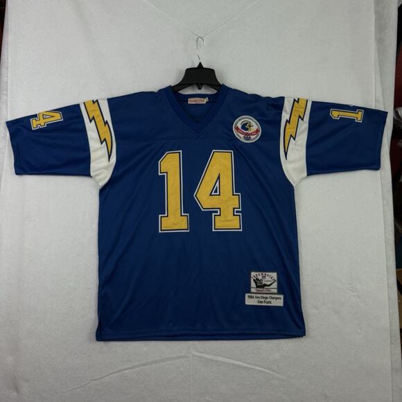 Mitchell & Ness San Diego Chargers Dan Fouts 1984 Throwback Jersey Mens 50 VTG - Picture 5 of 14